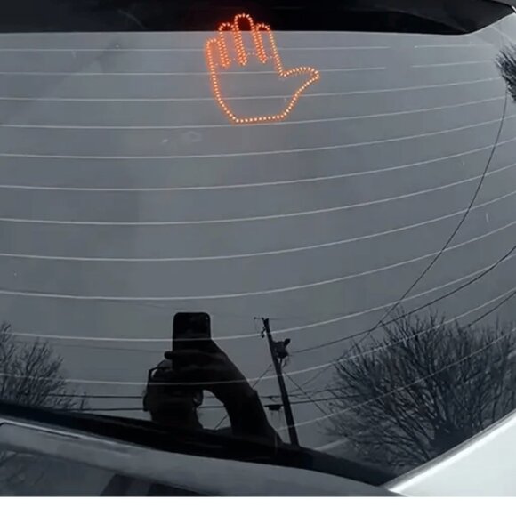 Car Truck 4 Hand & Finger Gestures Light Up Remote Control Windows NEW IN BOX - Picture 7 of 10